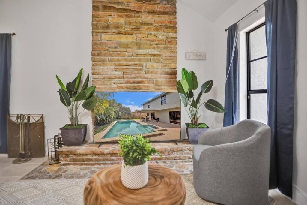 Delray Beach 3Bd Home & Pool With Game Room, 10 Guests Bagian luar foto