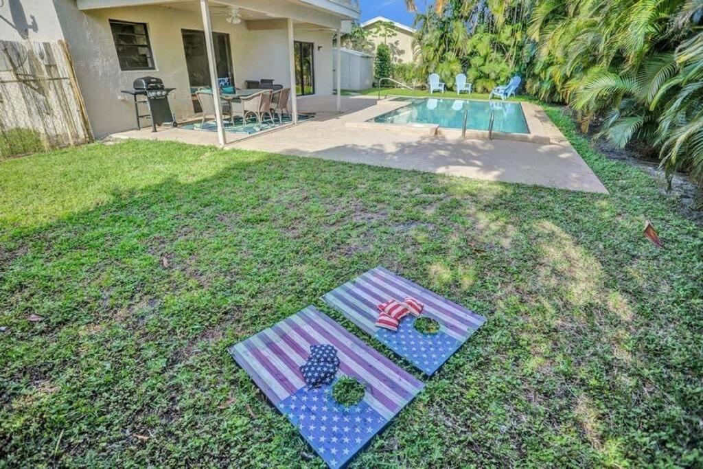 Delray Beach 3Bd Home & Pool With Game Room, 10 Guests Bagian luar foto
